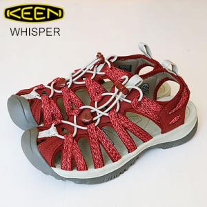 KEEN キーン ウィメンズ  WHISPER ウィスパー Cayenne/Field Brick カイエン/フィールドブリック アウトドア フェス 靴 サンダル レディース 返品交換送料無料｜928wing