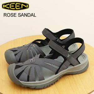 KEEN キーン ウィメンズ ROSE SANDAL ローズ サンダル マグネット/ブラック アウトドア キャンプ スポーツサンダル レディース 抗菌防臭加工 返品交換送料無料｜928wing