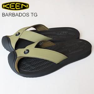 KEEN キーン BARBADOS TG バルベイドス ティージー Martini Olive/Black マルティニ オリーブ/ブラック 鼻緒 ビーチ サンダル コンフォート 返品交換送料無料｜928wing