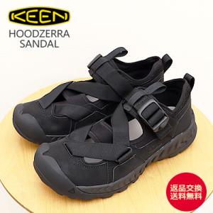 KEEN キーン HOODZERRA SANDAL フッドゼラ サンダル BLACK/BLACK ブラック/ブラック アウトドア サンダル スニーカー メンズ レディース
