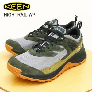 KEEN キーン メンズ HIGHTRAIL WP ハイトレイル ウォータープルーフ STEEL GREY/FOREST NIGHT 防水透湿 トレッキング アウトドア