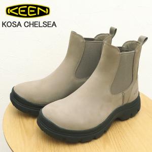 KEEN キーン レディース KOSA CHELSEA コーサ チェルシー ブーツ BRINDLE/BLACK ブリンドル/ブラック ブーツ 防水 アウトドア 通勤