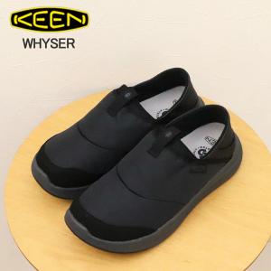 KEEN キーン WHYSER ワイザー BLACK ブラック スリップオン クロッグ アウトドア キャンプ コンフォート モックシューズ