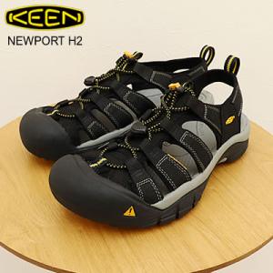 KEEN キーン NEWPORT H2 ニューポート エイチツー BLACK ブラック(1001907) アウトドア フェス 靴 サンダル シューズ スニーカー 返品交換送料無料｜928wing