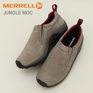 ★35%OFF★MERRELL メレル JUNGLE MOC ジャングルモック BOULDER/RED ボルダー/レッド  靴 スニーカー スリップオン スリッポン シューズ 撥水｜928wing