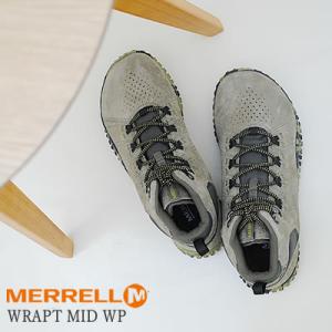 MERRELL メレル メンズ レディース WRAPT MID WATERPROOF ラプト ミッド ウォータープルーフ OLIVE オリーブ 靴 スニーカー アウトドア コンフォート  防水｜928wing