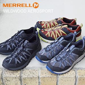 40％OFF ビッグサイズ MERRELL WILDWOOD AEROSPORT メレル ワイルドウッド エアロスポーツ ブラック/ブリック/ロック  スニーカー 靴 アウトドア 29.5〜32cm