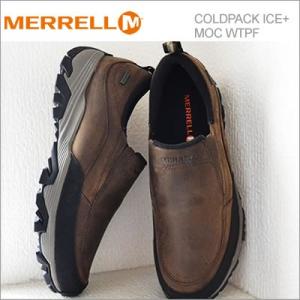 MERRELL(メレル) COLDPACK ICE＋ MOC WATERPROOF(コールドパック アイス＋モック ウォータープルーフ) BROWN(ブラウン)