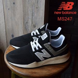 ニューバランス スニーカー new balance MS247 MR BLACK ブラック  クラシック レトロランニング