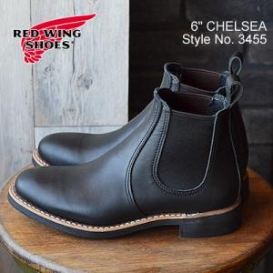 レッドウイング レッドウィング レディース RED WING 3455 WOMEN'S ウィメンズ 6インチ チェルシー ブラック バウンダリー 返品交換送料無料｜928wing