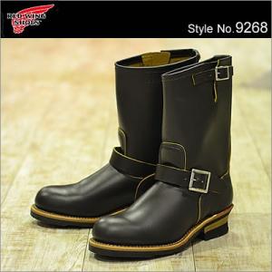 レッドウイング レッドウィング ブーツ メンズ REDWING 9268 ENGINEER BOOTS エンジニアブーツ ブラック クロンダイク 正規販売店返品交換送料無料