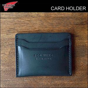 レッドウイング レッドウィング 革 小物 REDWING 95019 CARD HOLDER カードホルダー ブラック フロンテ ィアレザー 正規販売店｜928wing