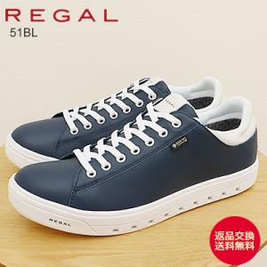 REGAL（リーガル） 爆買 レースアップレザースニーカー 57BL NAVY