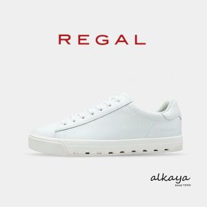 REGAL（リーガル） スニーカー メンズ 白 レザー REGAL 57BL 幅広 軽量