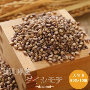 新麦 令和8年産 岡山県産 ダイシモチ 950g×10袋 チャック付き 国産100％ もち麦 送料無料※北海道・沖縄の方別途送料加算