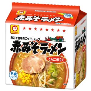 東洋水産 マルちゃん 赤みそ ラーメン 5食入 お客様ご要望商品 : カブ