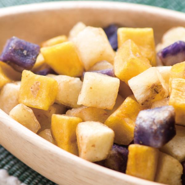 じゃがピリカ ポテトファーム 10袋入×３箱 送料込 まろやか塩味 ３種類のコロコロスナック インカ...