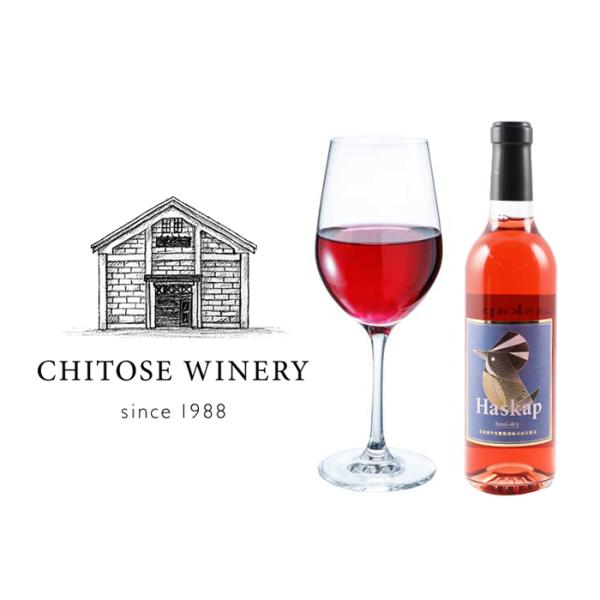 北海道中央葡萄酒 ハスカップ セミドライ ハーフ （赤ワイン）