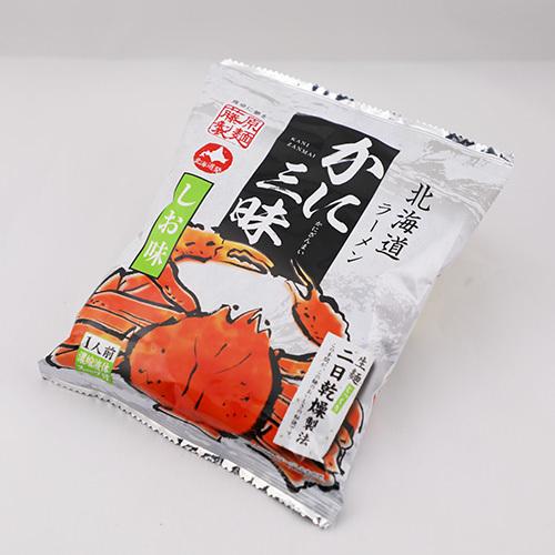 北海道ご当地ラーメン かに三昧 ズワイ風味しお味