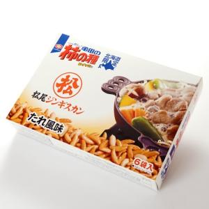 亀田の柿の種 松尾ジンギスカン たれ風味 6袋入り