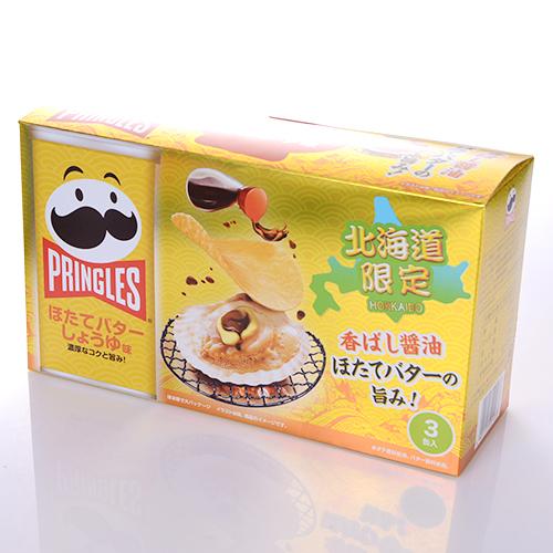 プリングルス ポテトチップ ほたてバターしょうゆ味 159g（53g×３缶）森永製菓株式会社 北海道...