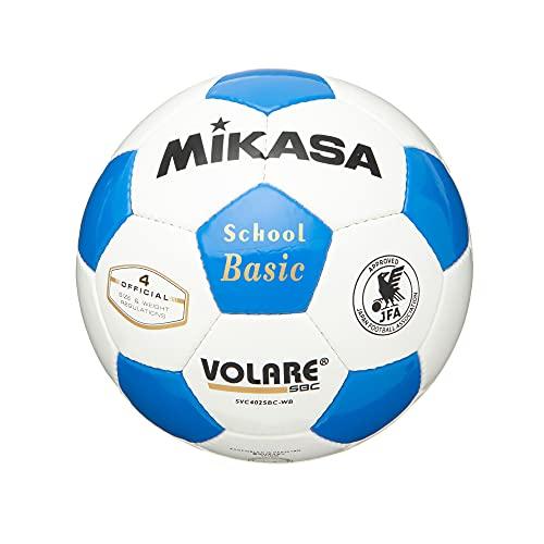 ミカサ(MIKASA) サッカーボール 4号 日本サッカー協会 検定球 (小学生用) ホワイト/ブル...