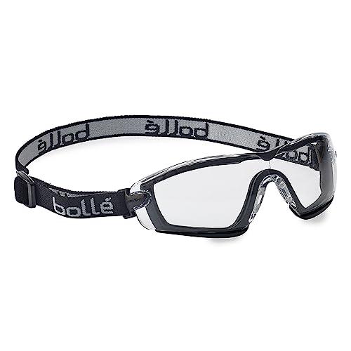 BOLLE SAFETY COBRA TPR STRAP PLATINUM CLEAR