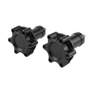 【新着商品】シートノブ アルミ削り出し ノブ最大径50mm ブラック モンキー1 SHIFT UP (シフトアップ) シートノブ アルミ削り出し ノブ最大径50mm