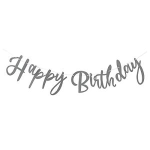 regalo 誕生日 レターバナー バースデー ガーランド ハッピーバースデー HAPPY BIRTHDAY アルファベット (グレーメリー)の商品画像