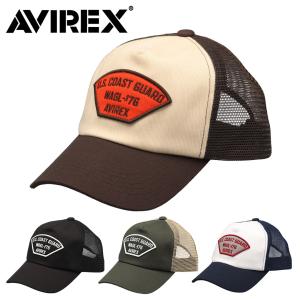 AVIREX アビレックス メッシュキャップ メンズ キャップ ブランド ロゴ 帽子 アメカジ ミリタリー アヴィレックス トラッカー 男性 かっこいい｜99 HEADWEAR SHOP