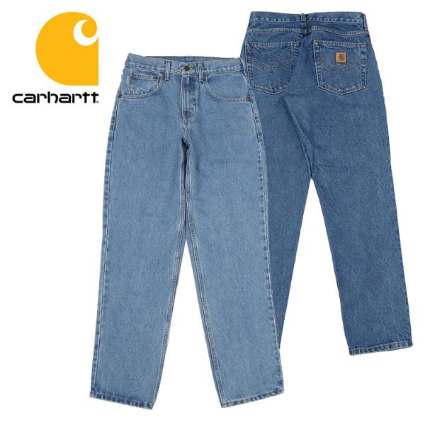 カーハート ジーンズ デニム メンズ テーパード パンツ B17 Carhartt ブランド 無地 ...