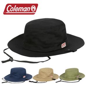 Coleman アドベンチャーハット メンズ レディース サファリハット コールマン ロゴ ワンポイント 帽子 手洗い可 ユニセックス アウトドア ハット｜99headwearshop