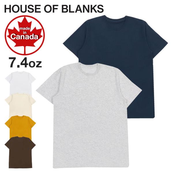 HOUSE OF BLANKS Tシャツ メンズ ハウスオブブランクス 半袖 無地 HOB クルーネ...