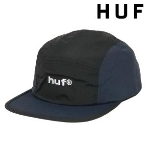 HUF ハフ ジェットキャップ メンズ レディース ロゴ ツートンカラー 帽子 キャンプキャップ ポケット 5パネル ユニセックス ストリート おしゃれ｜99headwearshop