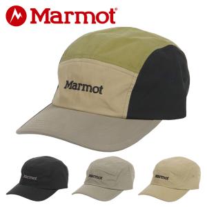 マーモット ジェットキャップ メンズ レディース Marmot ブランド ロゴ 帽子 キャンプキャップ 5パネル タフタ 吸水速乾 UVカット アウトドア 男女兼用 軽量｜99headwearshop