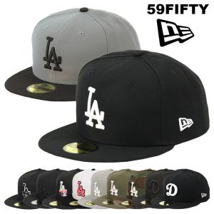 ニューエラ キャップ ロサンゼルス・ドジャース 59FIFTY NEW ERA LA メンズ 帽子 ベースボールキャップ 大きいサイズ サイドパッチ｜99headwearshop