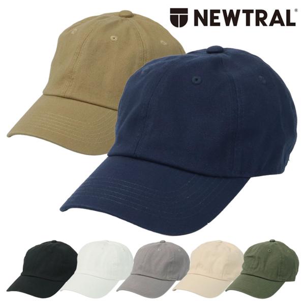 ニュートラル キャップ 無地 NEWTRAL シンプル メンズ レディース 帽子 サイズ調節 ベース...