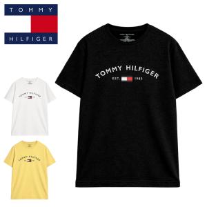 トミーヒルフィガー Tシャツ 半袖 TOMMY HILFIGER メンズ トップス ブランド ロゴ 鹿の子 紳士 インナー プリント 部屋着 大きめ 薄手
