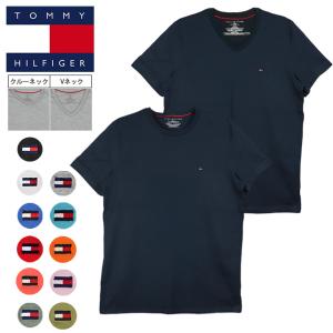 トミーヒルフィガー Tシャツ メンズ TOMMY HILFIGER 09T3139 半袖 ブランド ロゴ トップス 春 夏 クルーネック