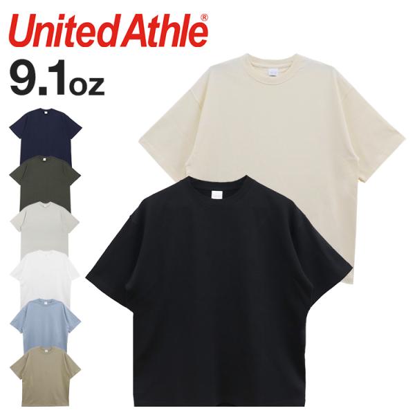 ユナイテッドアスレ ヘビーウェイト Tシャツ 厚手 メンズ United Athle 9.1オンス ...