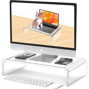 hengshao モニター台 モニタースタンド アクリル ディスプレイ台