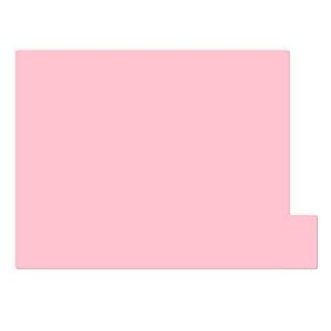 仕切りガイド 【A4ヨコ型 [ラテラル]】 書類 棚 カルテフォルダー 仕切り板 整理 トレー 10枚セット (ピンク)の商品画像