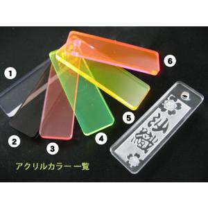アクリル千社札(中):ナンバープレート入り千社...の詳細画像3