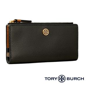 TORY BURCH トリーバーチ 長財布 ブラック WALKER 77080 ウォーカー トリーバーチ 財布  WALKER ZIP SLIM WALLET BLACK｜a-base