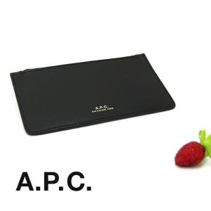 APC アーペーセー レザー フラグメントケース NOIR/ブラック PXAWV F63276 カードケース コインケース レディーズ  ミニ財布 A.P.C.｜a-base