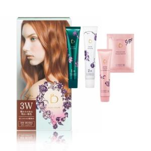 BENEFIQUE ベネフィーク ヘアカラー 3W 暖かみのある明るい栗色（医薬部外品）おしゃれ＆白髪染め＜全体・部分染め クリームタイプ＞【資生堂】｜a-base