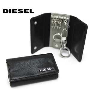 DIESEL ディーゼル 6連キーケース キーリング付き ブラック X06640 P3043 H0999 ディーゼル キーケース - 最安値
