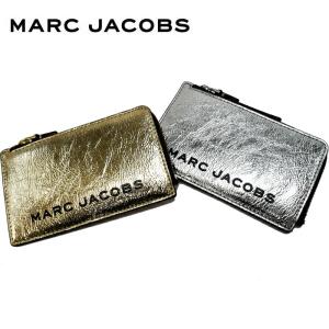 MARC JACOBS マークジェイコブス ザ メタリック ボールド スモール トップ ジップ ウォレット 全2色 L字ファスナー ミニ財布 THE BOLD S163M06FA21｜a-base