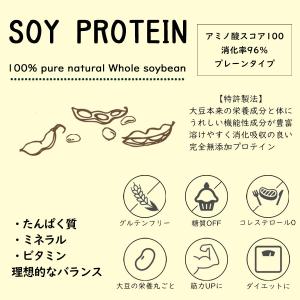 プロテイン ソイプロテイン 無添加 大豆丸ごと...の詳細画像1