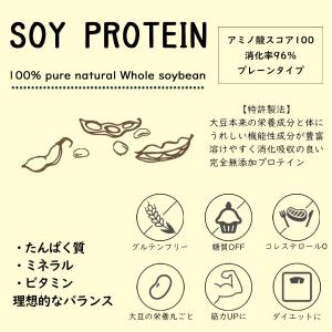 プロテイン ソイプロテイン 無添加 大豆丸ごと...の詳細画像1
